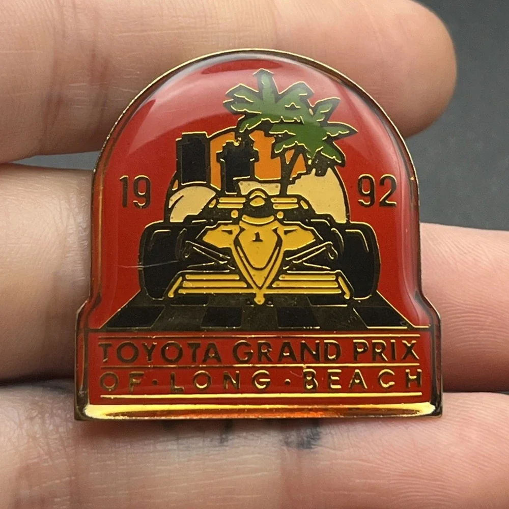 1991 Toyota Grand‎ Prix Of Long Beach California Lapel Hat Pin